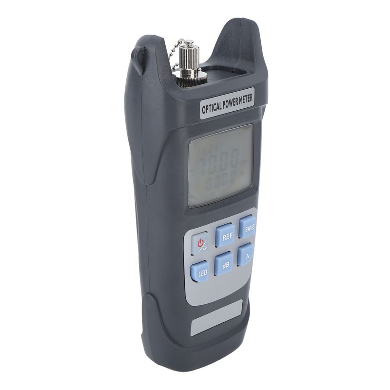 Optical Power Meter Optic Fiber Attenuation Tester with LED Lamp
