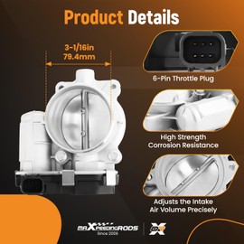 maXpeedingrods Electronic Throttle Body for Chevy Equinox Impala Malibu Malibu, for Buick Lucerne Terraza, for Pontiac G6 Montana Torrent, for Saturn Aura Relay Vue 2006-2010, 12609500 S20009 12577029