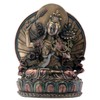 Manjushri Sitting On Lotus Buddhism Display Statue
