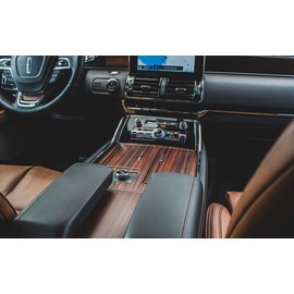 Car Console Covers Plus Designed for Lincoln Navigator 2018-2021 Pair of Fleece Auto Armrest Center Console Covers Protector Made in USA Dark Gray