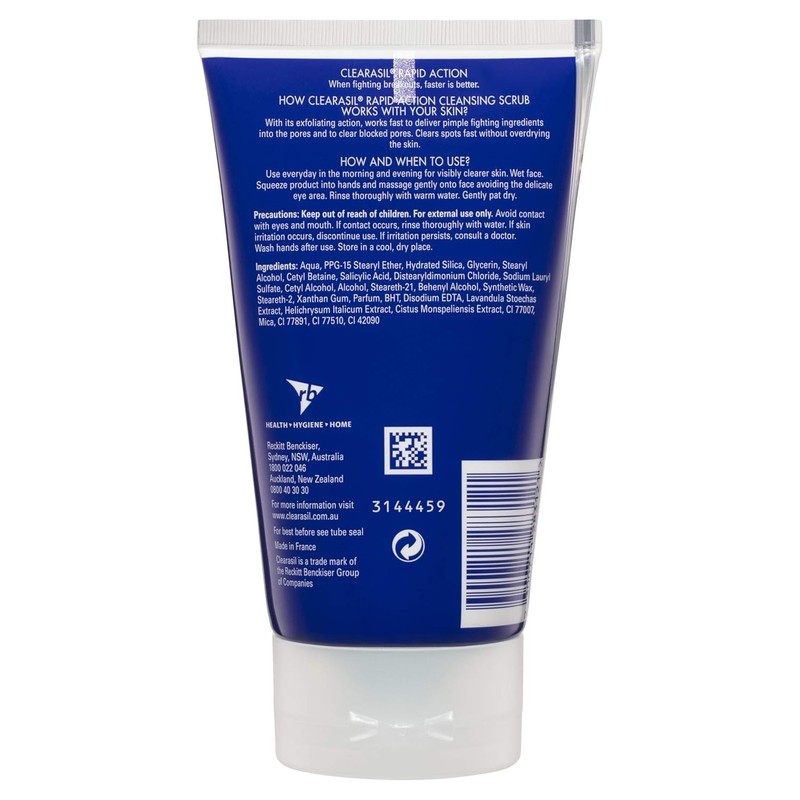 Clear Asil Daily Clear Hydra Blast Deep Cleansing Scrub 150ml