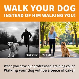 Dragon Bone Training Collar - Anti-Pull No-Choke Adjustable Slip, Durable Dog Collar for Walking, Running, and Pet Leash Training, Medium Dogs,(Medium：20in x 3mm(Neck max 18in))