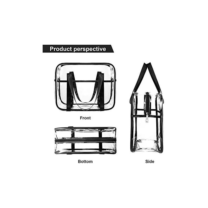 ONEGenug Neceser Transparente Onegenug, Bolsa De Cosméticos Gruesa Y