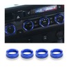 CGEAMDY 4 Pieces Car Air Conditioning Button Cover, Volume Control