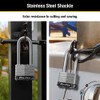 Master Lock (マスターロック) 南京錠 鍵式 屋外 耐候 防錆 本体幅51mm 吊高内径64mm