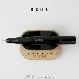 Mostive more comfortable drill low noise cordless nail drill + holder, 1 piece, hand drill + black holder / 모스티브 더편한드릴 저소음 무선 네일드릴 +거치대, 1개, 핸드드릴+블랙거치대
