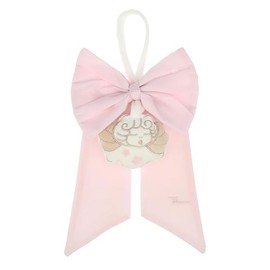 THUN, Fiocco Nascita Lei in Cotone e Poliestere, Linea Baby, Idea Regalo per Bambini e Neonati, Fiocco 15 x 12 cm, Nastri 16 x 16 cm