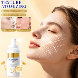 2PCS Firming Collagen Spray, Firming Care Set for Body and Face, Anti Aging Hydrating Moisturizer Mist Fast-Absorbing Skin for Body, Arms, Legs