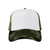 TOPTIE Blank 5 Panel Trucker Hat Foam Front Mesh Back