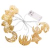 Uonlytech 1 Set Muslim Ramadan String Lights Muslim Eid Party