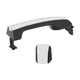 Deal Chrome Exterior Door Handle Without Key Hole, Front Passenger Right Side, Compatible with 2010-2023 Toyota 4Runner 4-Runner Lexus GX460 Without Smart Entry System, Replaces# 69250-60040