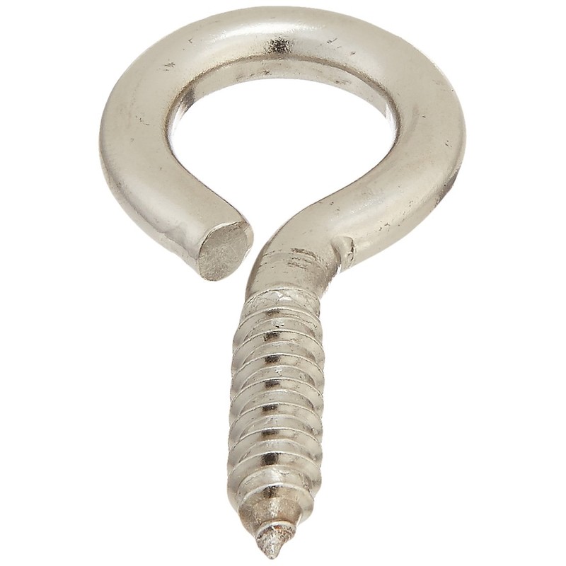 National Hardware N220-459 2016BC Screw Eye in Stainless Steel,#2, 2-5/8"