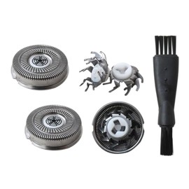 Latest Upgraded 3Pcs SW-S7105 Replacement Shaver Head Blades for SW-S7105 Waterproof Electric Razor Wet & Dry Rotary Shavers With Clean Brush