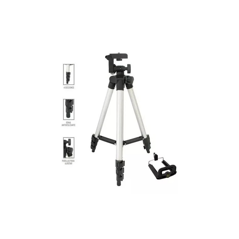 Tripod Soporte Tripie 3 Niveles Cámara Celular