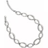 Brighton NWTag Brighton MERIDIAN SWING STATEMENT Silver Crystals Necklace MSRP