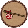 Hobo Patrol Patch - 2" Diameter Round Embroidered Patch (Sew-on)