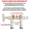7280203 - Water Softener Installation Adapter Kit with (2) clips,