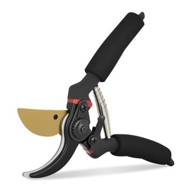 Yesker Pruning Shears for Gardening 8" Professional Bypass Garden Scissors Yard Clippers with Sharp Carbon Steel Blade Heavy Duty Hand Pruners for Branch Flower Plant Trimming Cutting Gardening Tools