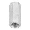 2 Piece Long Rod Nut Galvanised Steel M16*50 Long Hex