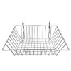 MH GLOBAL Slatwall Gridwall Pegboard Shallow Front Sloping Basket Display