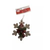 Christmas House Cardboard Christmas Star Ornament W/Berries