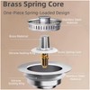 Naturezhen Universal 3-in-1 Kitchen Sink Drain Strainer, 304 All Stainless