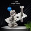 Hold Down Clamp,Pack of 4 T-Track Press Plate Saw Clamp