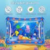 Water Mat Tummy Time Water Play Mat, Dolphin Inflatable Sensory