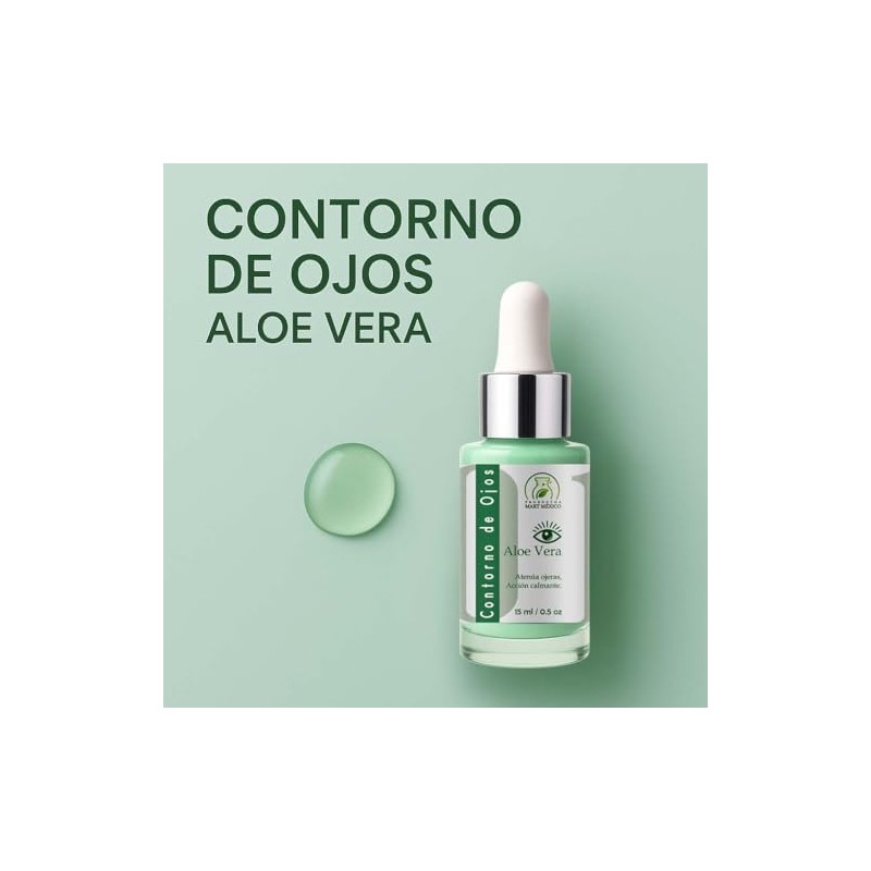 Contorno De Ojos Aloe Vera Purificante 15ml Productos Mart Mexico