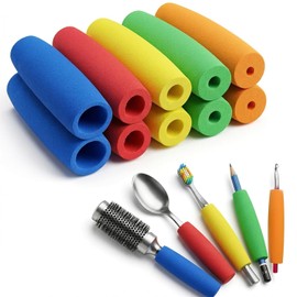 Pack of 10 Foam Grip Hoses, 5 Sizes Handle Thickening for Cutlery Tools Pens Grip Aids for Seniors with Disabilities