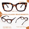 OPTOFENDY Bifocal Reading Glasses for Women, Clear Top Cat Eye