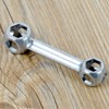 CaiHuaEr Dumbell Spanner, 2 Pcs Hexagon Hole Spanner Dumbbell Type