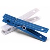 Whitmor Plastic Clothespins Set of 50, S/50, White and Blue