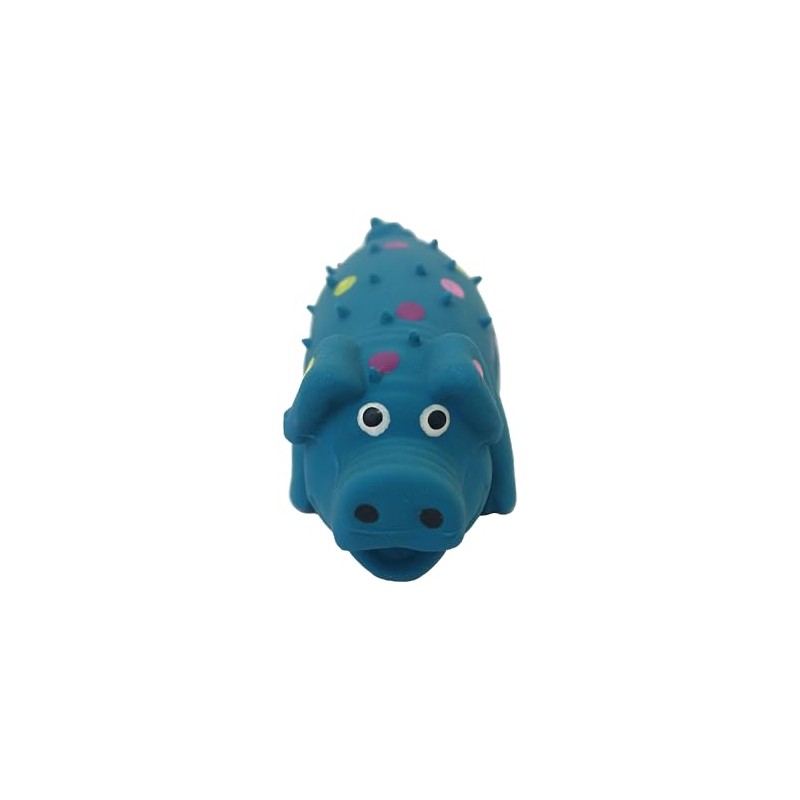 Multipet International 20315 4" Polka Dot Pig Dog Toy -