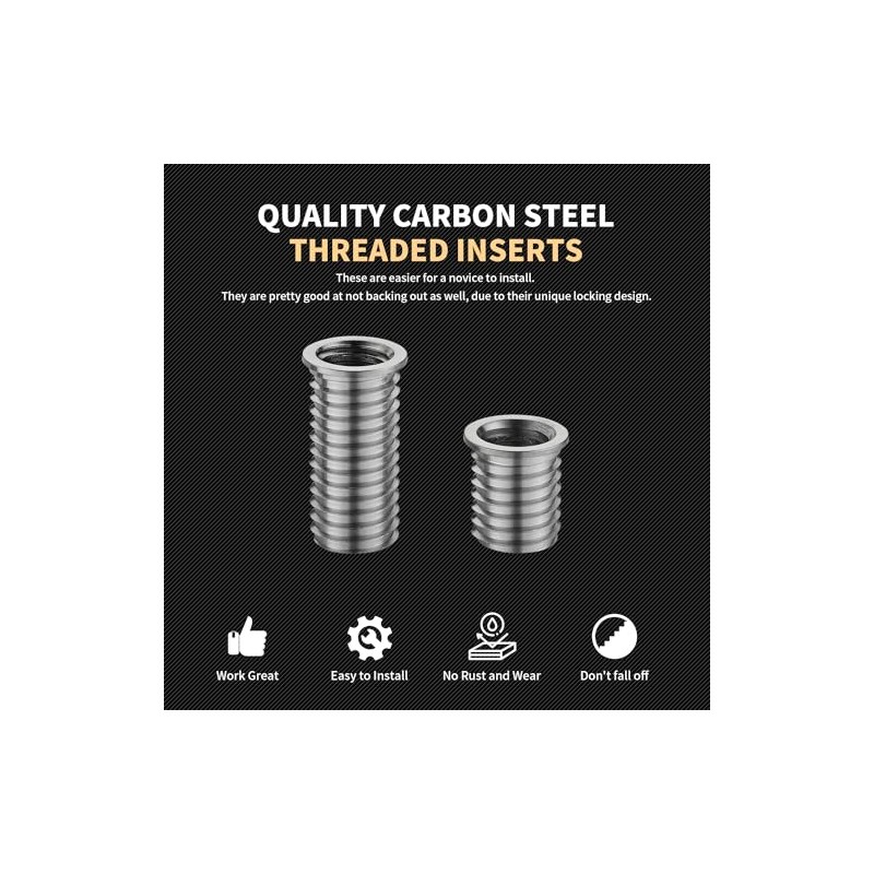 SENNMONN Thread Repair Inserts M11X2.0X28.2MM Insert Qty 10 Stainless Steel
