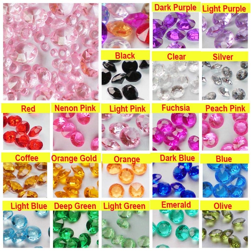 Time to Sparkle 5000 4.5MM Scatter Diamonds Table Crystals Acrylic