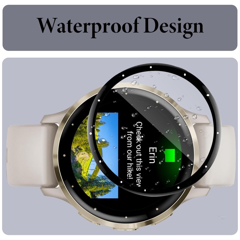 Screen Protector for Garmin Venu 3S, Murmure [3 Pack] HD