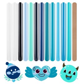 HTVRONT Heat Transfer Vinyl Blue HTV Vinyl - 13 Sheets of Various Blue HTV Vinyl for Shirts, Iron on Vinyl for Cricut & Cameo,Turquoise Heat Transfer Vinyl for Shirts,12''X 10”