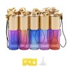 Newzoll Glass Roller Bottles, 5ml Mix Gradient Color Roll on
