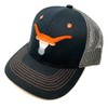 National Cap Texas Longhorns Gradient Fade Mascot Logo Flat Bill