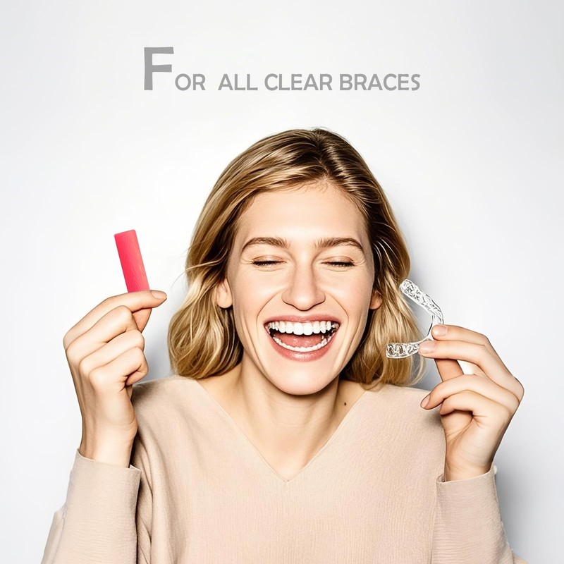12Pcs Orthodontic Aligner Chewies for Aligner Chompers Aligner Trays Seaters,