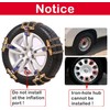 Snow Tire Chains, Universal Car Emergency Anti Slip Snow Chains,