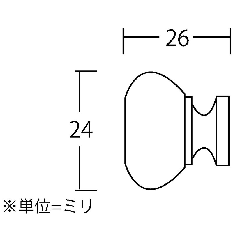 Vest 2317 – Small Knob Satin Nickel 24 Mil 0170 – 304 