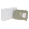 Equilibrium Embroidered Leaf Zip Around Closure RFID Blocker Purse for