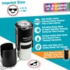 MaxMark Round Self Inking Emoji Stamp - Tongue - Pink