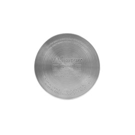 INOXPRAN 6511 Plate, Steel, 12 x 12 x 0.5 cm, Grey