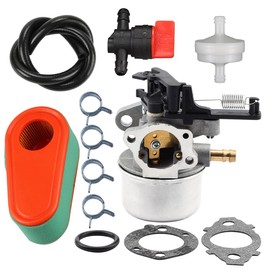 Buckbock 591137 Carburetor with Air Filter Fuel Valve for BS 590948 775EX Lawn Mower Carb 795066 796254