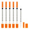 20 Pack 1ml Syringes with 30Gx8mm Plastic Multiple Uses Measuring
