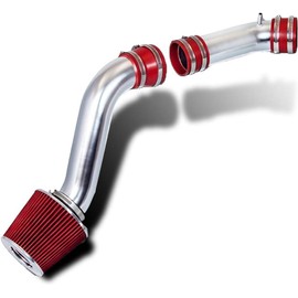 Click2go Cold Air Intake Kit with Reusable Red Filter Compatible with Ford 90-95 Thunderbird 3.8L V6 Supercharged