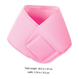 NOLITOY 2pcs Cervical Membrane Facial Mask Moisturizing Neck Patches Anti-wrinkle Neck Patches Essential Oil Gel Pads Anti-wrinkle Neck Pads Women Neck Patches Pink Composite Sponge